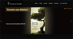 Desktop Screenshot of laurent-gaude.com