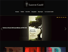 Tablet Screenshot of laurent-gaude.com